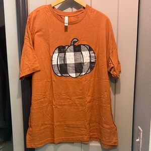 Orange Pumpkin Kids Shirt